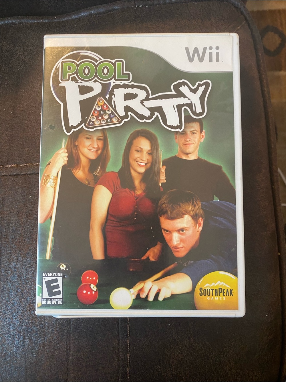 SouthPeak Pool Party Nintendo Wii Sports Billiards E NTSC-U/C Multiplayer Manual